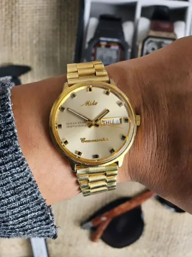 Mido Ocean Star Datoday Commander Automático Suíço Vintage