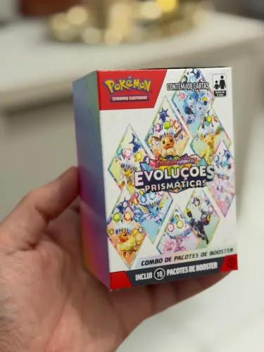 Mini Display Pokémon TCG - Escarlate e Violeta: Evoluções Prismáticas