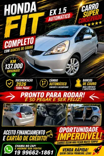 Honda Fit Ex/s/ex 1.5 Flex/flexone 16V 5P Aut. 2009