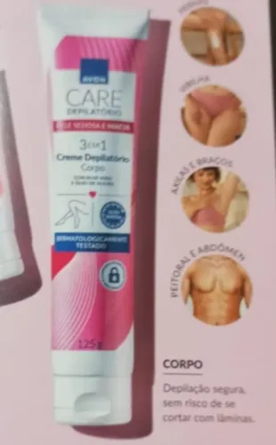 Avon care creme depilatória para o corpo 125 G avon