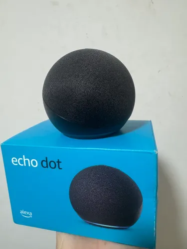 Echo Dot (geração mais recente) com Alexa! Cor preta