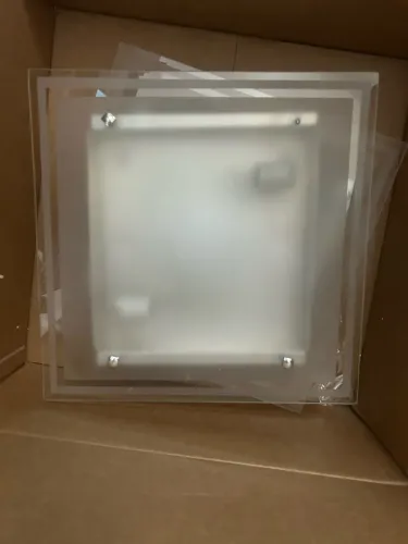 Iluminária plafon de sobrepor quadrado