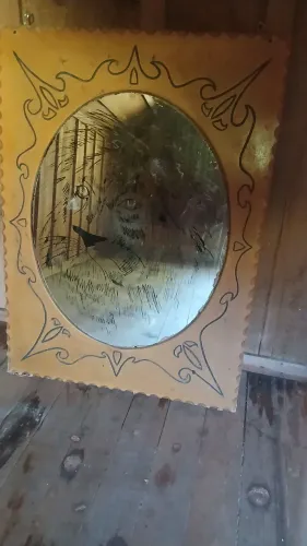 Espelho decorado Leão 