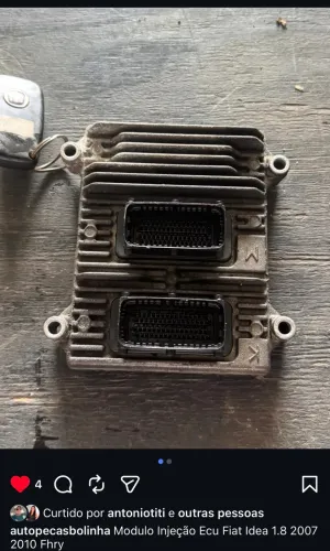 Módulo Central Eletronica Injeção Idea 1.8 07/10