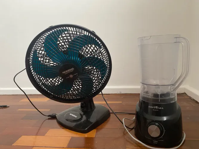 Ventilador e liquidificador