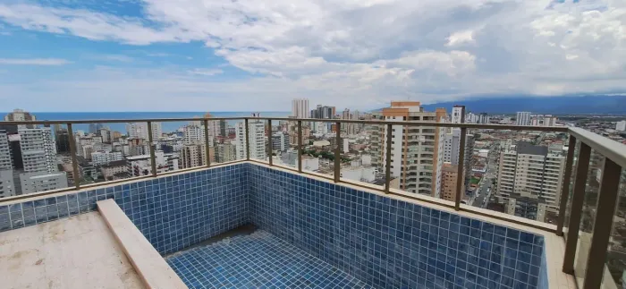Cobertura à venda, 370 m² por R$ 5.950.000,00 - Canto do Forte - Praia Grande/SP