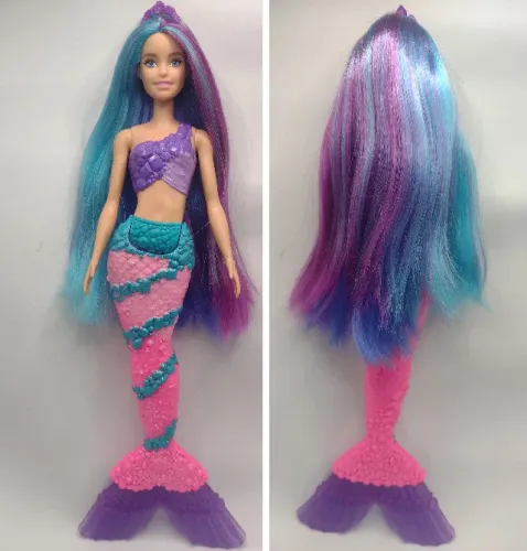 Barbie Sereia Millie Cabelos Coloridos
