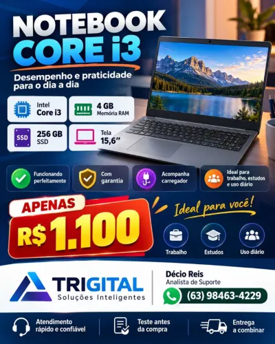 Notebook Core i3