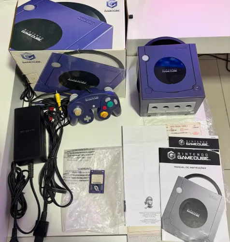 Nintendo GameCube Indigo Nacional CIB ? Raridade para Colecionadores