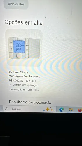 Controle remoto de central de ar digital