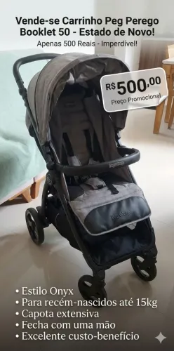 Vendo carrinho de bebê  Novo na caixa.