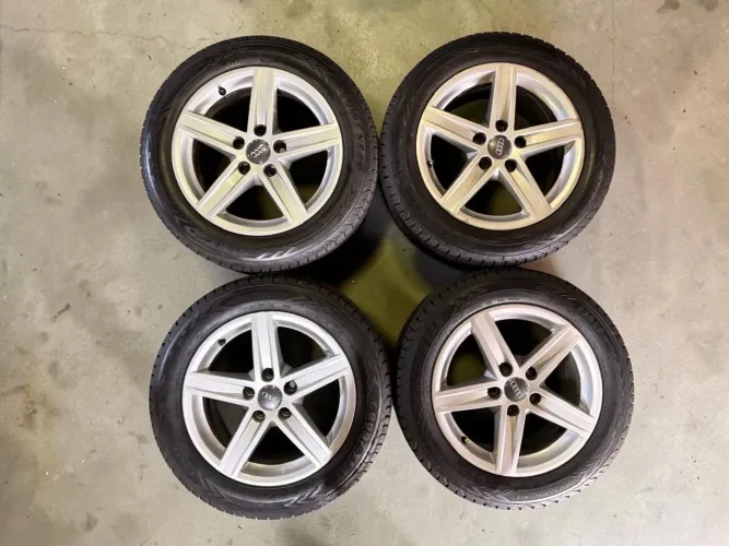 Rodas Audi A3 Originais Aro 16 5x112 + 4 Pneus Goodyear
