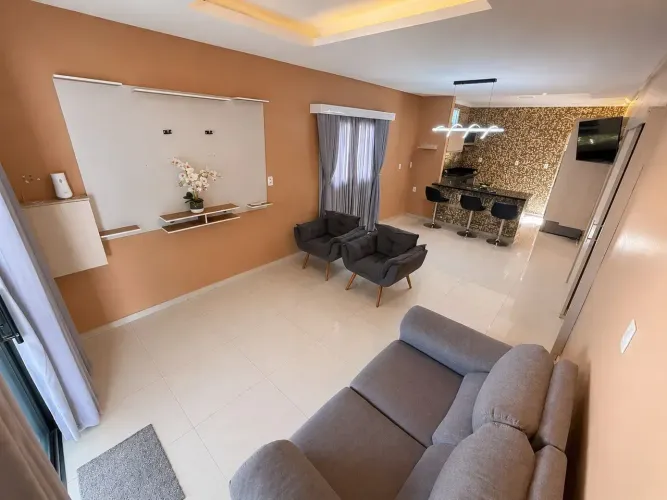 CASA MOBILIADA NO CONJ. AJURICABA COM 3 QUARTOS SENDO 2 SUITES - R$: 5.500,00 - ALUGUEL