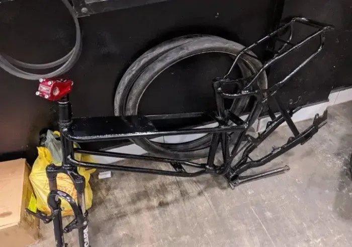 Quadro bicicleta motorizada ou elétrica