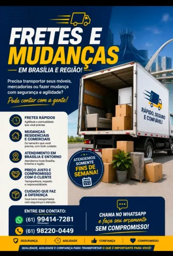 FRETES E MUDANÇAS BRASILIA E ENTORNO