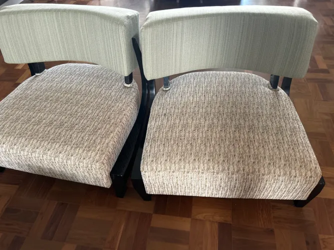 Par de poltronas Vintage reformadas