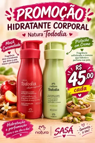 PROMOÇÃO Hidratante Corporal Natura Tododia