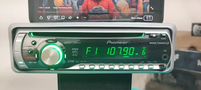 Radio Cd Pioneer Deh-2980mp Com Bluetooth Novo