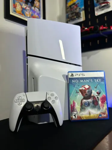 PS5 Slim Física 1TB + No Man's Sky Aceito Trocas _ Parcelo