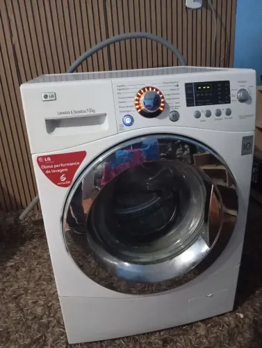 lava e seca LG 10kg 127v funciona tudo perfeitamente