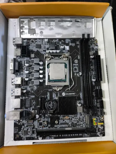 PLACA MÃE GOLDENTEC + i3 9100f