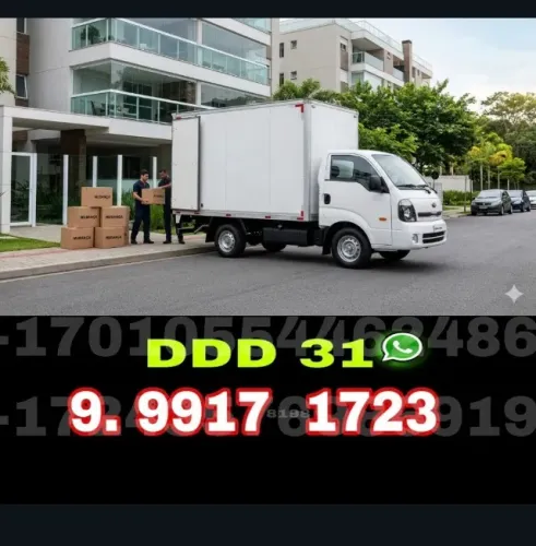 Carreto, Frete, Carretos e Mudanças para Apartamentos e Kitnets