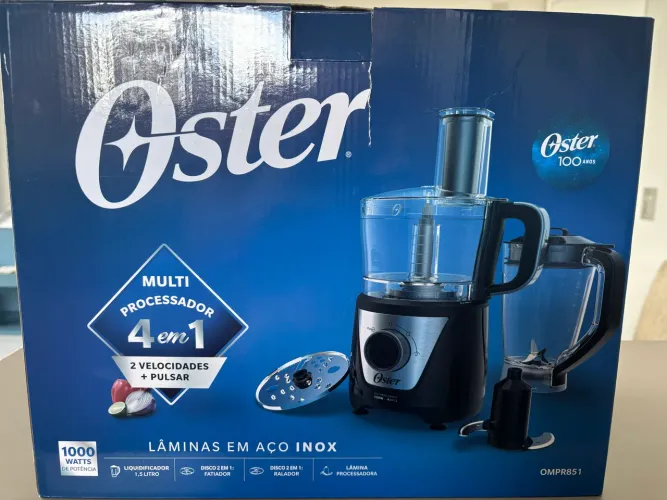 VENDO Multiprocessador de Alimentos Black 4 em 1 OSTER - 127V (Novo-Lacrado)