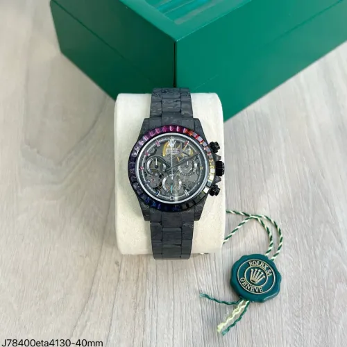 Relógio Rolex Daytona Artisan Geneve Painbow Pvd - ETA S/c