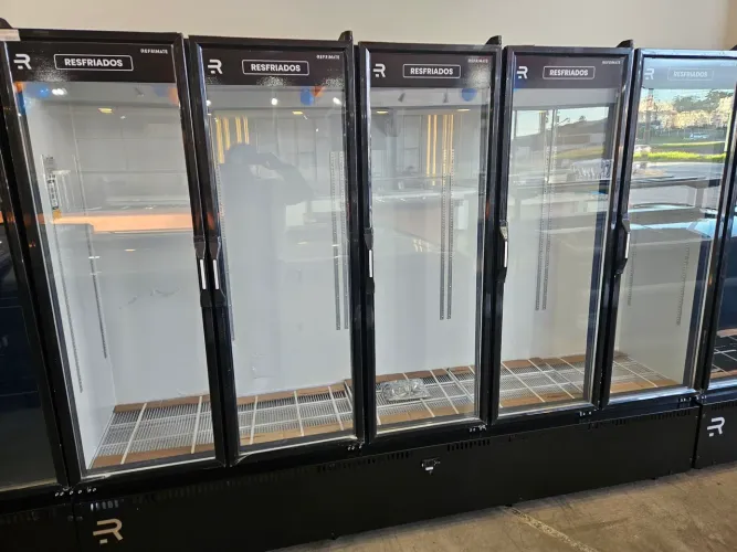 refrigerador auto serviço 5 portas para frios e bebidas - novo