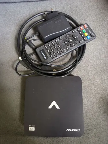 Tv box aquário stv-2000 - homologado anatel