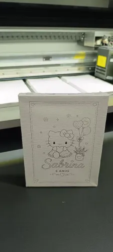Tela para pintura infantil personalizada, aniversário, decoração.