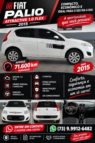 Fiat Palio Attractive 1.0 EVO Fire Flex 8V 5P 2015