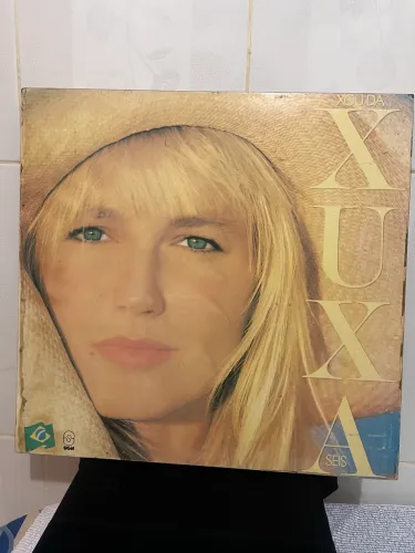 Lote 2 quadros da Xuxa original usados em lojas de discos na época