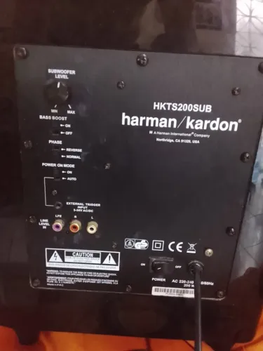 Subwoofer harman kardon defeito hkts200SUB