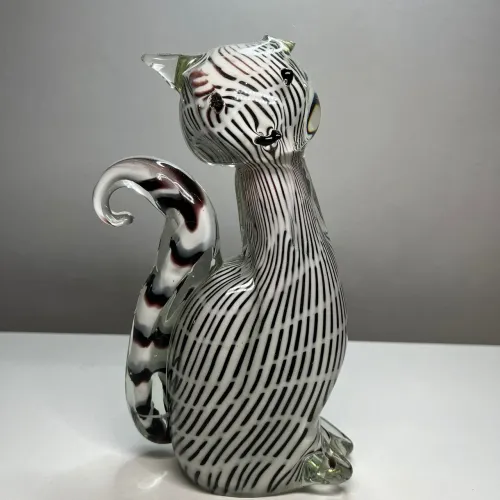 Escultura Vintage em Vidro de Murano Italiano