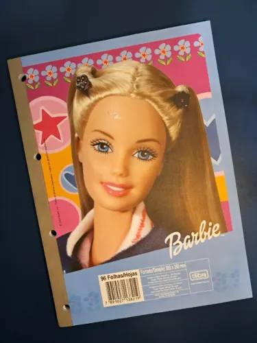 refil para fichário barbie 2003 - tilibra