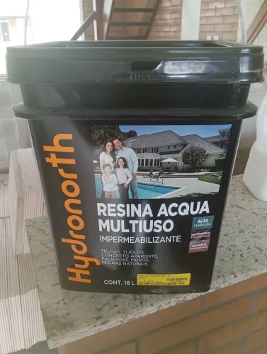 Resina a base de água 18 litros impermeabilizante hidronort 