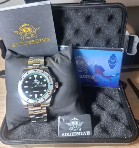 R$ 299,00  - RELÓGIO ADDIESDIVE AD2040 DIVER 200M - ESTADO DE NOVO