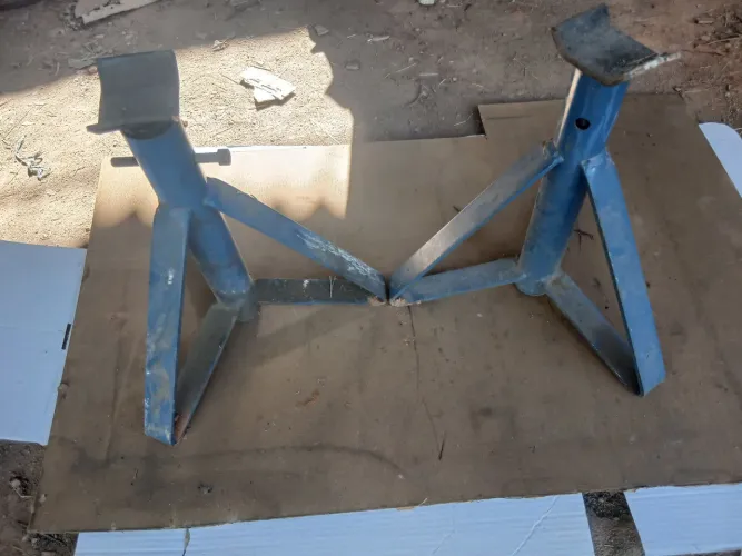 Cavaletes azul ate 3.000 kg