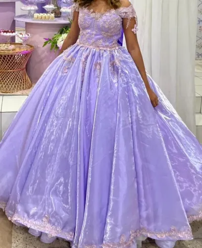 Vestido de debutante usado em um único dia.