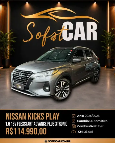 Nissan Kicks Play Advance Plus 1.6 16V Flex AUT 2025