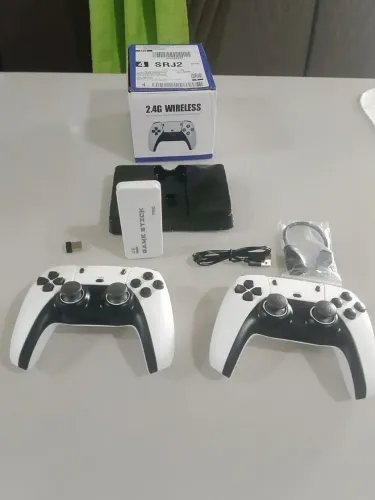 2026 NOVO Vídeo Game Stick M15 Plus 4k 64gb Hdmi Com 2 Controles Se Fio +20mil Jogos