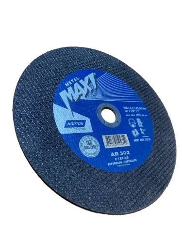 Discos de Corte Norton Metal Max 10" - Profissional (3 unidades)