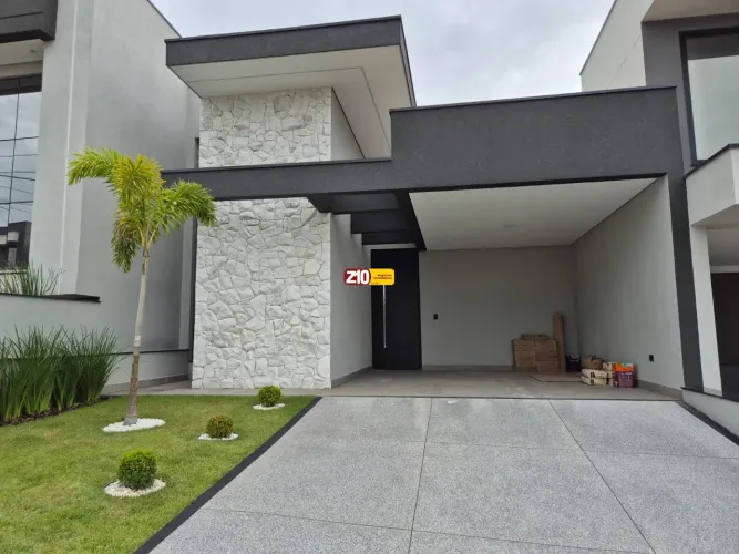 LINDA CASA COM PISCINA, 03 SUÍTES, CONDOMÍNIO PARK GRAN RESERVE EM INDAIATIUBA/SP. FASE FI