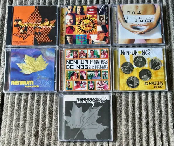 Nenhum de Nós LOTE Com 7 CDS Rock Gaúcho 
