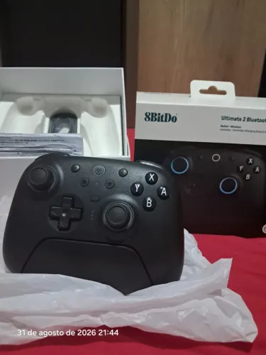 Controle 8BitDo Ultimate 2 Bluetooth Preto Switch 1/2 Windows