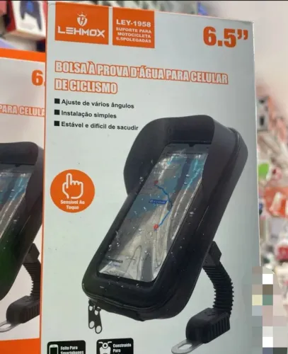 Suporte de celular para moto