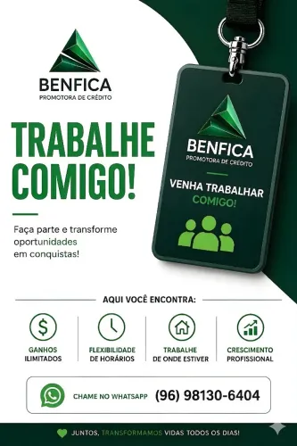 Consultor(a) Comercial | Trabalho Remoto Comissão Atrativa
