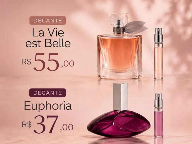 Decantes La Vie Est Belle e Calvin Klein eupohoria 