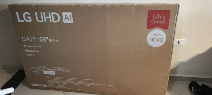 Smartv LG 65" nova - com avaria. Leia ao anúncio!